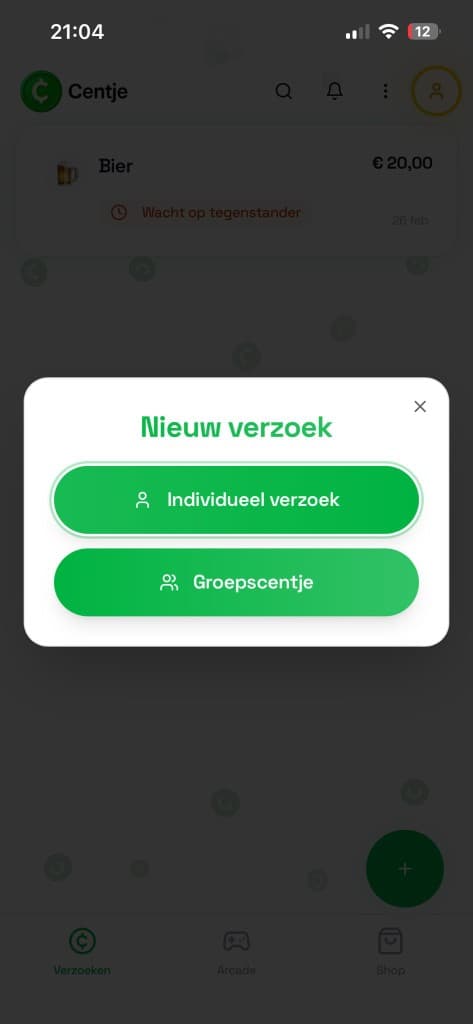 Maak een verzoek